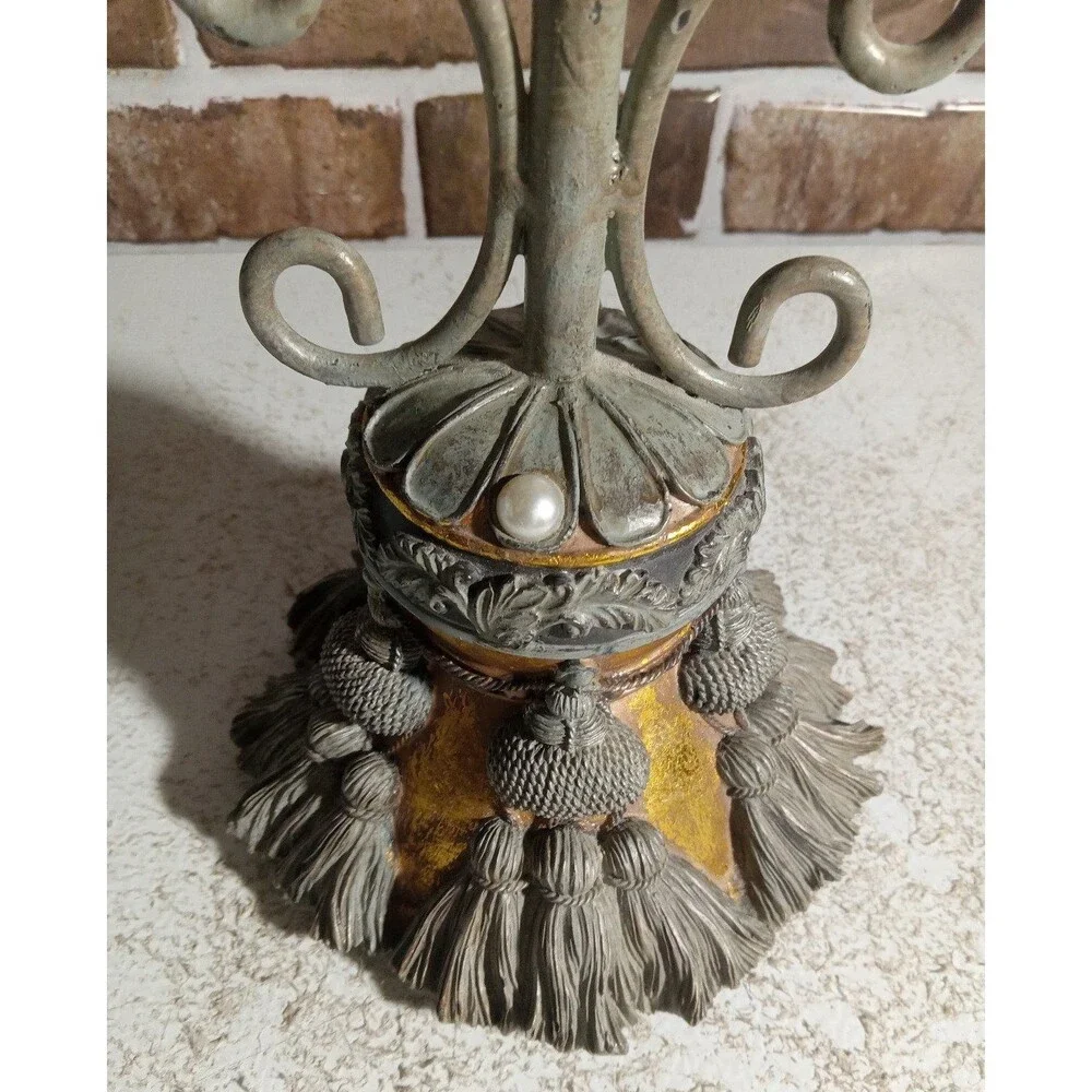 Vintage Victorian Cast iron Vanity Mirror